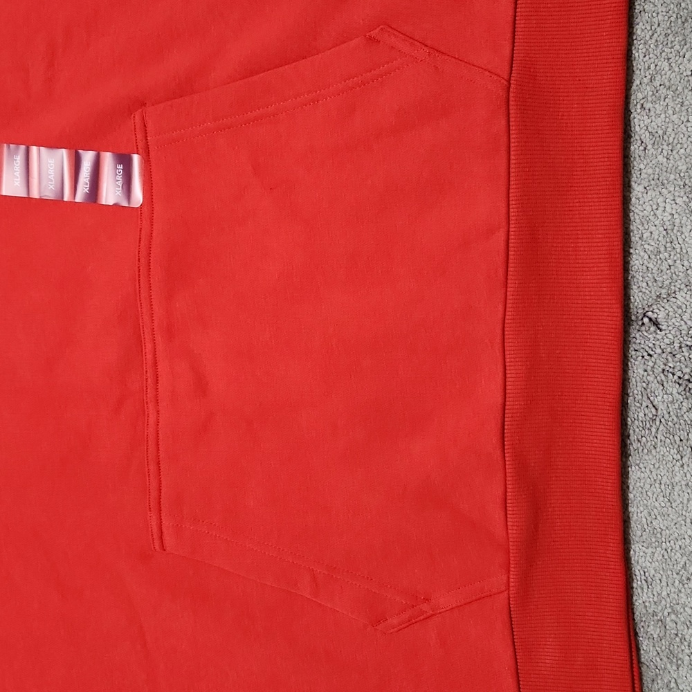Reel Life Sweatshirt Hoodie Red XL Fisherman Graphic on Back - Picture 9 of 11